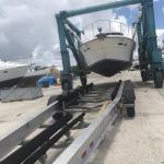 What should I do to prepare my boat for transport?