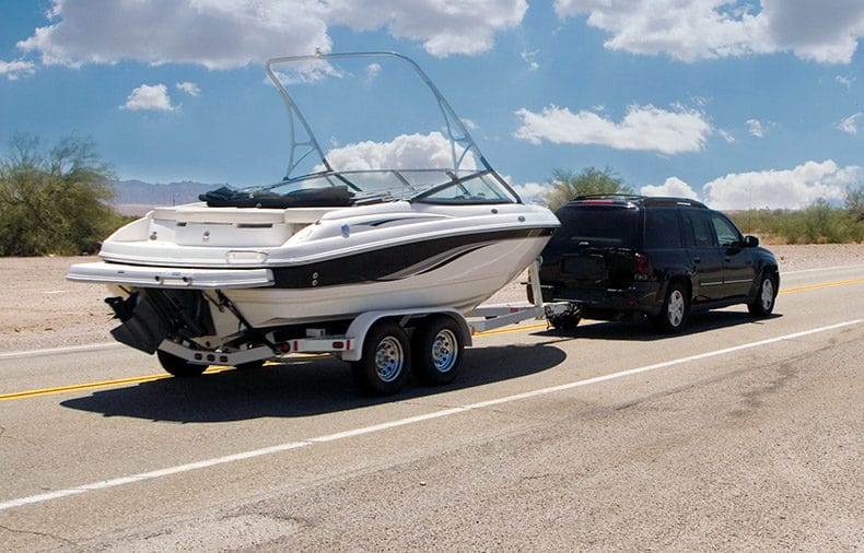 What should I consider when selecting a boat transport trailer?